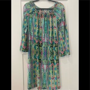 2Btogether mid length colorful dress